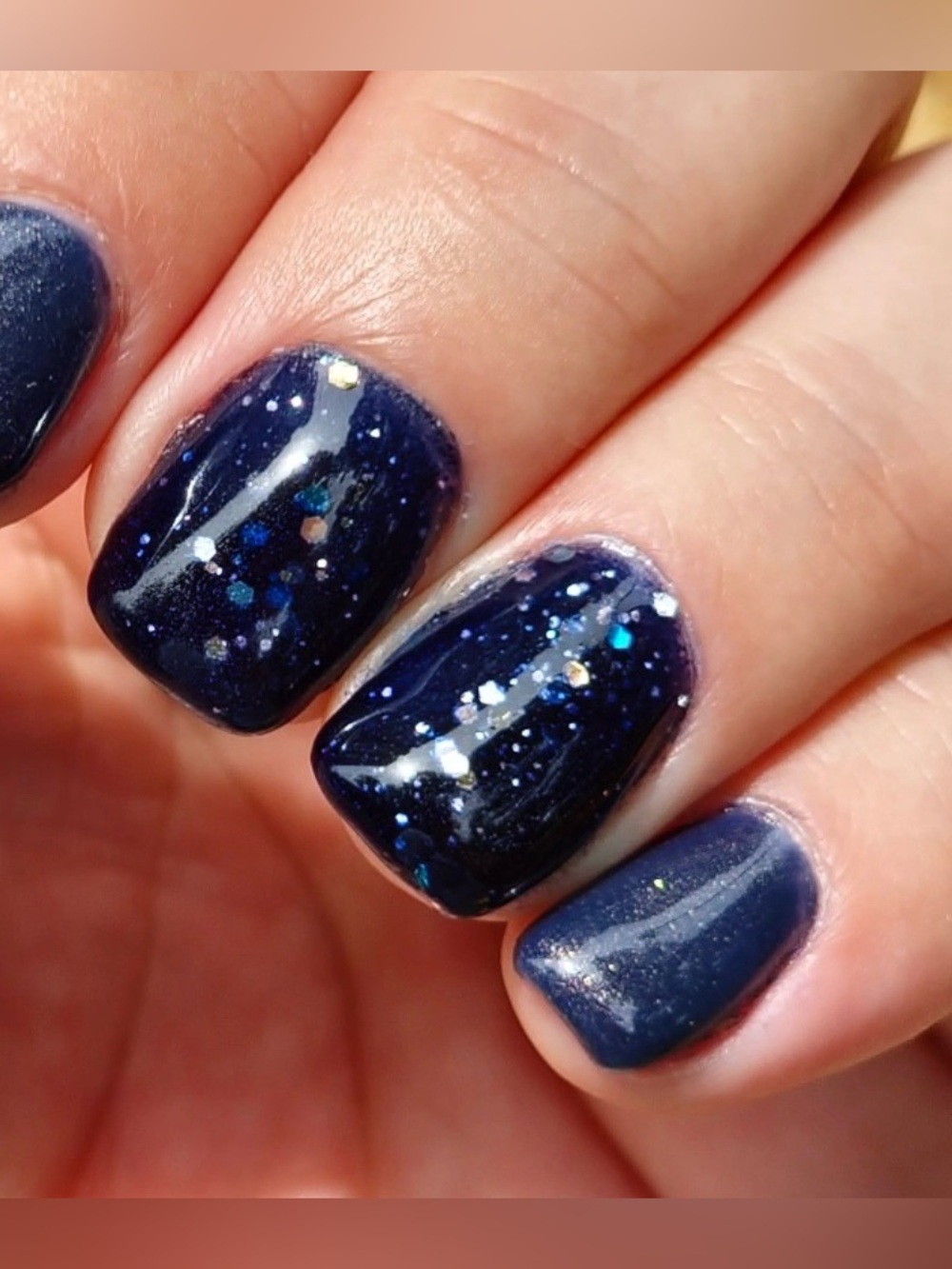 Sparkle & Co. Drenched in Drama Blue Nail Dip Powder